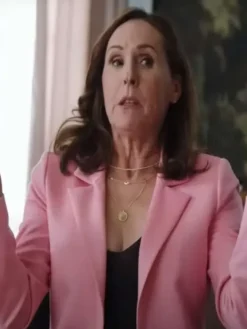 Only Murders In The Building S04 Molly Shannon Pink Suiting Blazer front view