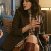 Only Murders In The Building S05 Mabel Mora Brown Suiting Blazer front view