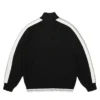 Order Now Palace Easy Funnel Knit Black Fleece Bomber Jacket back view