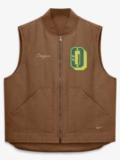 Oregon-Ducks-Nike-Padded-Brown-Vest