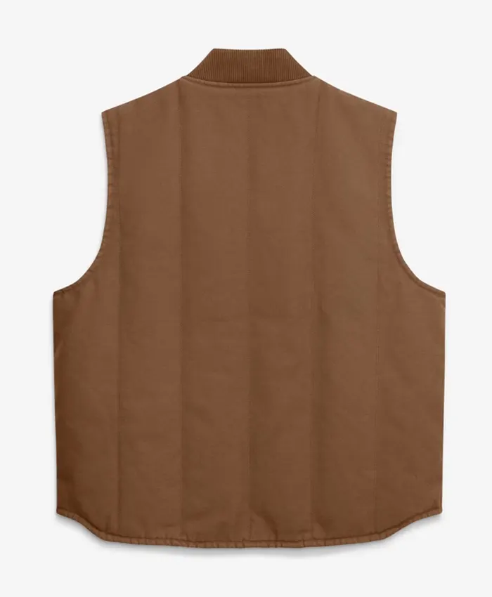 Oregon-Ducks-Nike-Padded-Brown-Vest-Back