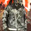 PENTA Zero Miedo WWE SummerSlam 2026 Black Biker Leather Jacket front view