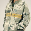 Palace Skateboards Fall 2026 Digital Camouflage Fleece Zip-Up Jacket Front View