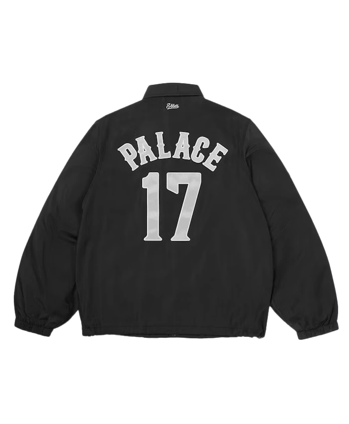 Palace Skateboards x Field Flannels 2026 17 Black Nylon Coach Jacket back view