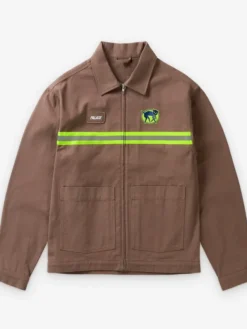 Palace-Transport-Full-Zip-Jacket-Brown