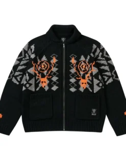 Palace-x-South2-West8-Cowichan-Black-Knit-Jacket