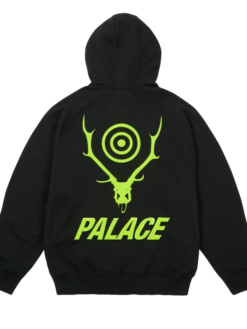 Palace-x-South2-West8-Hooded-Black-Jacket