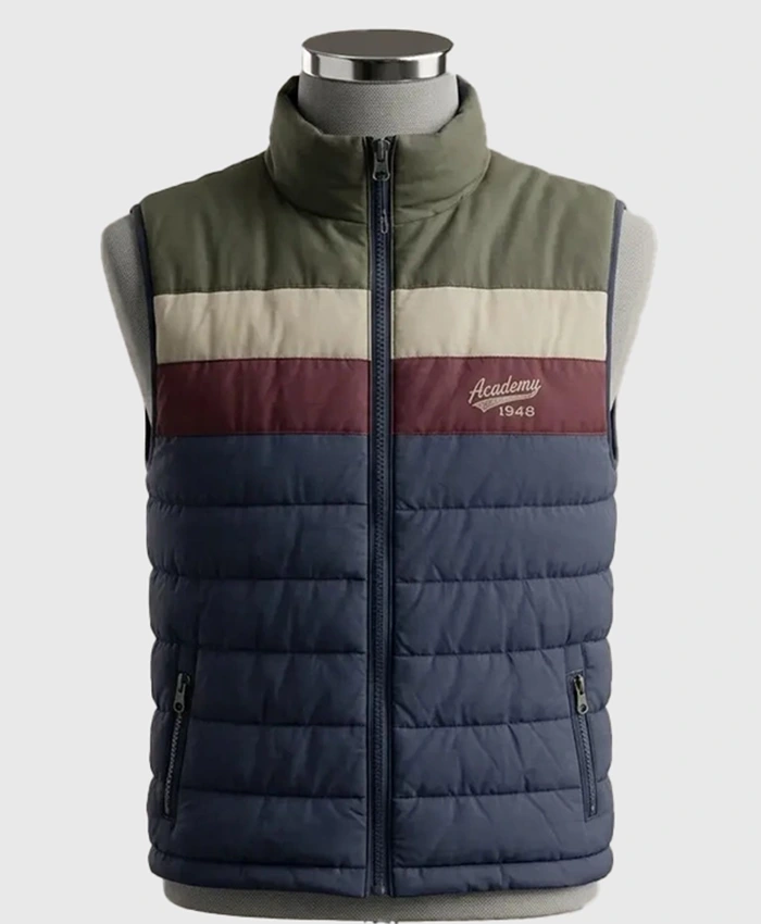Peter Parker Spider-Man Brand New Day 2026 Puffer Vest with sleeveless and two outside pockets