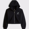 Philadelphia Eagles Abercrombie Fitch Black Full-Zip Hooded Jacket