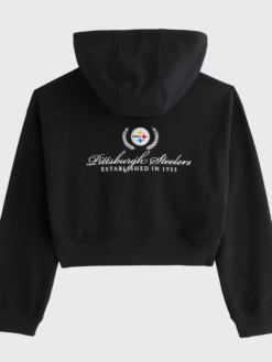 Pittsburgh Steelers Abercrombie & Fitch Black Fleece Zip Hoodie