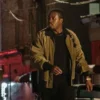 Power Book III Raising Kanan S05 Shameik Moore Brown Suede Bomber Jacket front view