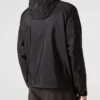 Prada Black Nylon Hooded Windbreaker Jacket Back