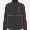 Puma AC Milan 26-27 Pumatech-X Grey Fleece Track Jacket front view