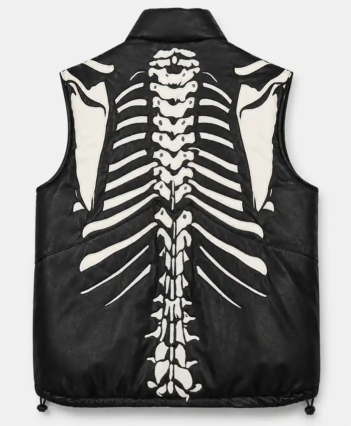 RARE-Vilanto-Skeleton-Leather-Vest-For-Sale