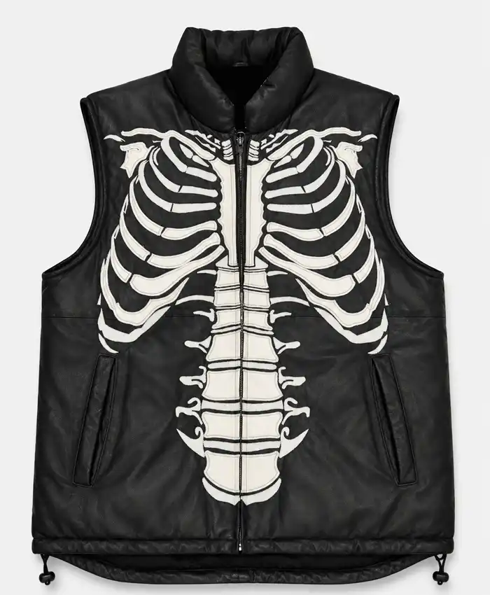 RARE-Vilanto-Skeleton-Leather-Vest