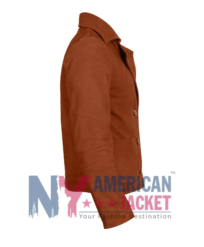 Ransom Canyon S02 Quinn O’Grady Brown Suede Leather Jacket