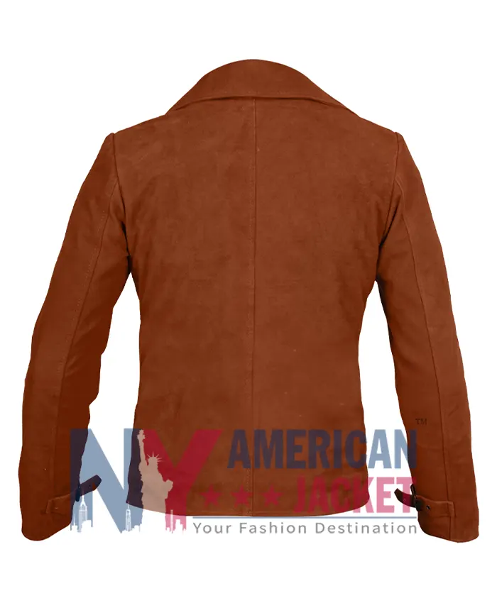 Ransom Canyon S02 Quinn O’Grady Suede Leather Jacket Back