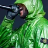 Reading-Festival-Skepta-Stone-Island-Green-Rain-Hooded-Jacket-For-Sale