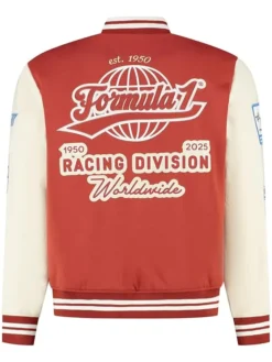 Red-F1-Heritage-Varsity-Jacket