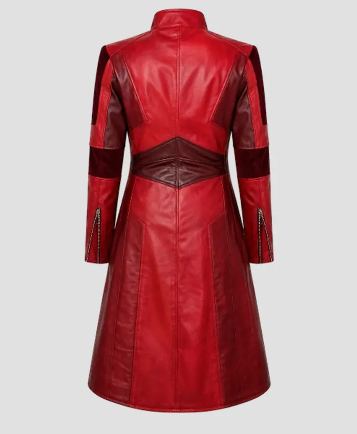 Red-Leather-Scarlet-Witch-Trench-Coat-For-Women