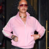 Rihanna Y2K Fashion Pink Jacket For Sale