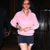 Rihanna Y2K Fashion Pink Zip Jacket