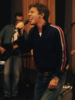 Role Model Chuck Timely and The Hourglass SpotifyLive Room Blue Fleece Track Jacket
