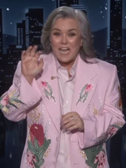 Rosie O'Donnell The Jimmy Kimmel Live Show Pink Blazer front view