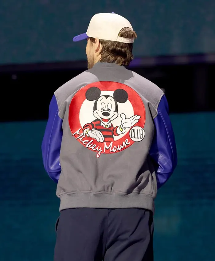 Ryan Gosling D23 Ultimate Disney Event 2026 Mickey Mouse Club Varsity Jacket back view
