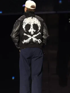 Ryan Gosling D23 Ultimate Fan Event 2026 Star Wars Starfighter Black Varsity Jacket back view