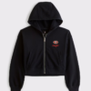 San Francisco 49ers Abercrombie Fitch Black Fleece Zip Hoodie