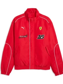 Scuderia Ferrari F1 Puma Charles Leclerc Racing Red Jacket