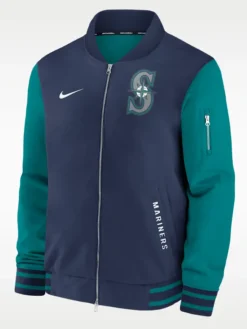 Seattle-Mariners-Dugout-Nike-Bomber-Jacket
