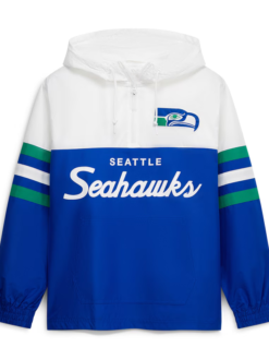 Seattle Seahawks Mitchell Ness Head Coach Anorak Windbreaker Jacket