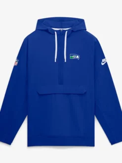 Seattle-Seahawks-Nike-Sideline-Anorak-Half-Zip-Hooded-Royal-Blue-Jacket