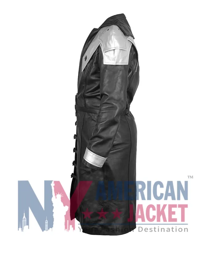 Sephiroth Final Fantasy VII Remake Leather Coat Black