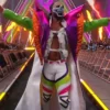 Seth Rollins SummerSlam 2026 Minnesota Colorblock Satin Entrance Coat front view