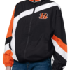 Shop Cincinnati Bengals Starter Black Orange Vintage Windbreaker Jacket For Women's
