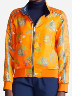 Shop-Deborah-Vance-Hacks-S02-Jean-Smart-Orange-Floral-Print-Jacket-For-Sale