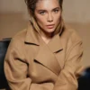 Shop-Florence-Pugh-2026-Fragrance-Launch-Camel-Wool-Long-Coat-On-Sale