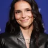 Shop-Inde-Navarrette-D23-Disney-Fan-Event-2026-Black-Cropped-Leather-Jacket-On-Sale
