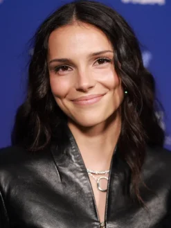 Shop-Inde-Navarrette-D23-Disney-Fan-Event-2026-Black-Cropped-Leather-Jacket-On-Sale