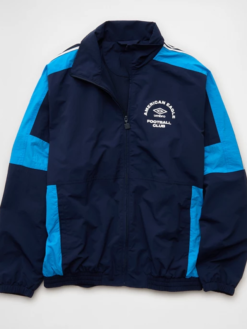 Shop Men's American Eagle x Umbro Warm-Up Full Zip Up Jacket For Sale