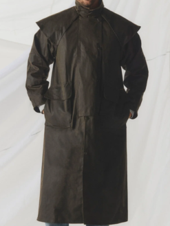 Shop-Mens-Drizabone-Rider-Heritage-Long-Coat-Heritage-Brown