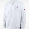 Shop Men's NFL Houston Texans Rivalries Sideline Nike Full-Zip Up Bomber Jacket For Sale
