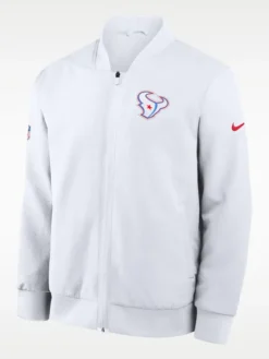 Shop Men's NFL Houston Texans Rivalries Sideline Nike Full-Zip Up Bomber Jacket For Sale