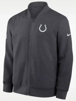 Shop Men's NFL Indianapolis Colts Rivalries Sideline Nike Full-Zip Up Bomber Jacket For Sale