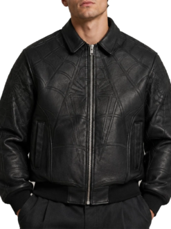 Shop Men's Spider-Man Brand New Day Black Sheepskin Leather Cosplay Halloween Handmade Jacket
