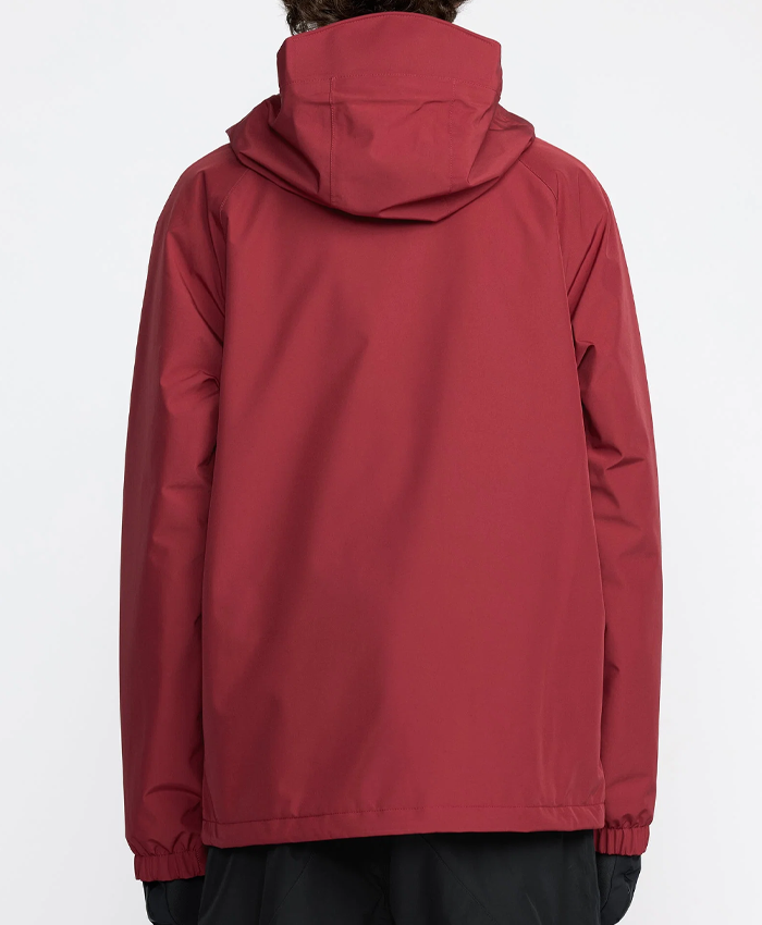 Shop Men's Volcom Red Gore-Tex Snowboard Hooded Jacket On Sale