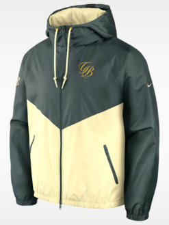 Shop NFL Green Bay Packers Nike Rivalries Hooded Windrunner Full Zip Up Jacket For Sale